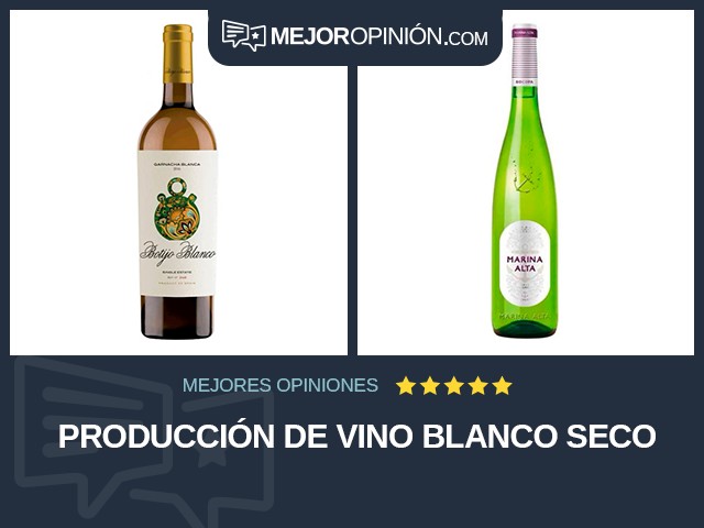 Producción de vino Blanco Seco