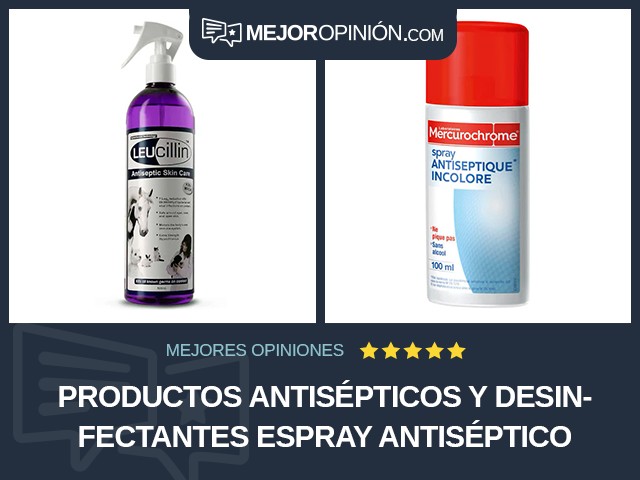 Productos antisépticos y desinfectantes Espray Antiséptico