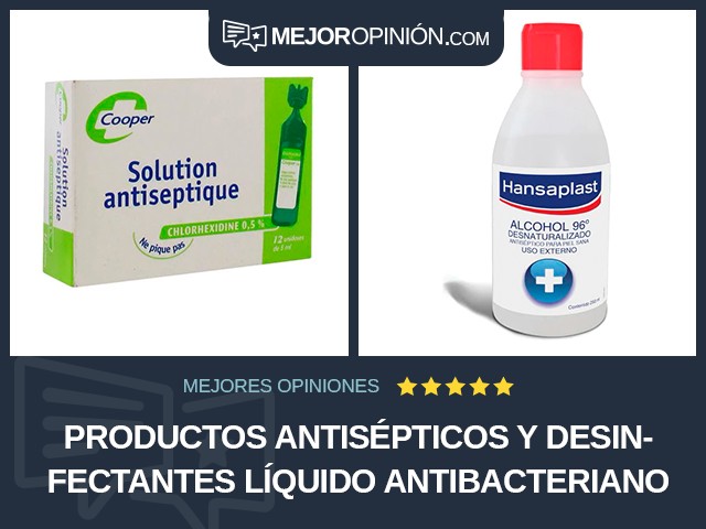 Productos antisépticos y desinfectantes Líquido Antibacteriano