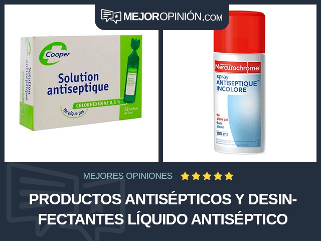 Productos antisépticos y desinfectantes Líquido Antiséptico