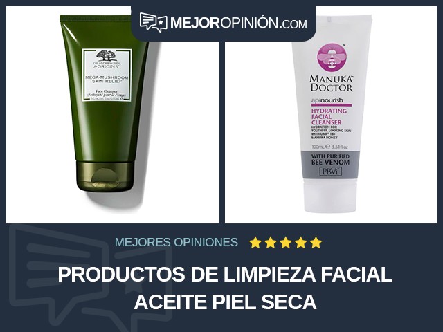 Productos de limpieza facial Aceite Piel seca