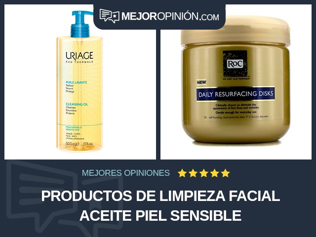 Productos de limpieza facial Aceite Piel sensible