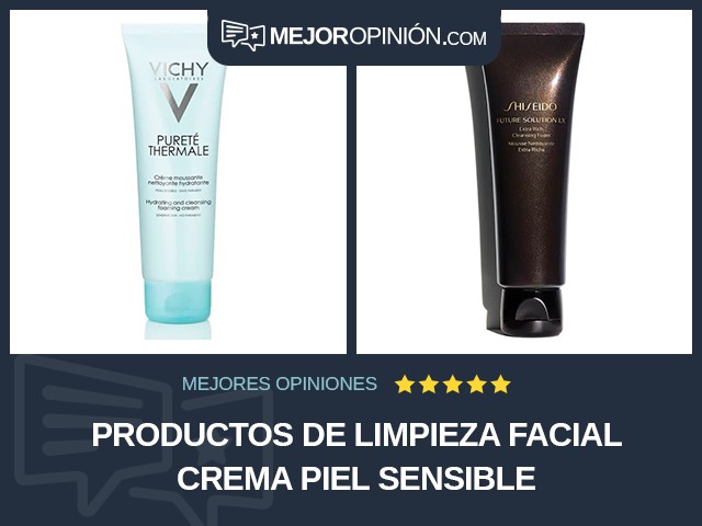 Productos de limpieza facial Crema Piel sensible