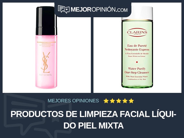 Productos de limpieza facial Líquido Piel mixta