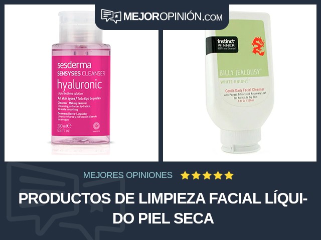 Productos de limpieza facial Líquido Piel seca