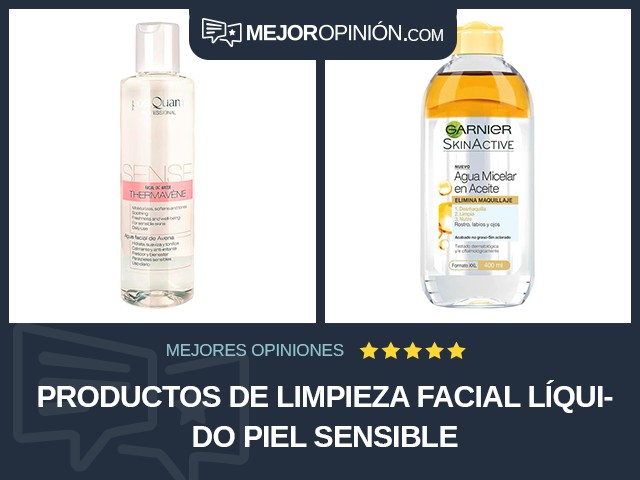 Productos de limpieza facial Líquido Piel sensible