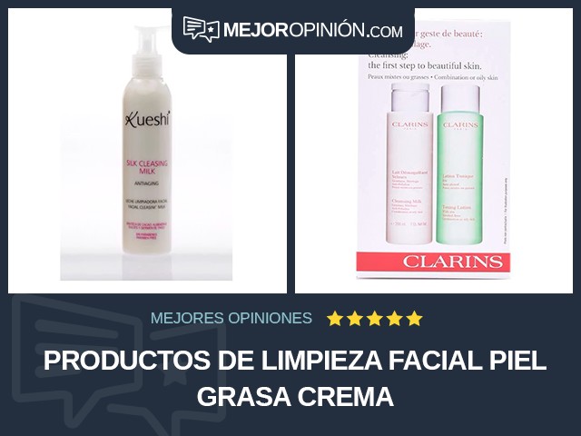 Productos de limpieza facial Piel grasa Crema