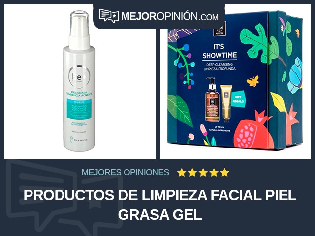 Productos de limpieza facial Piel grasa Gel