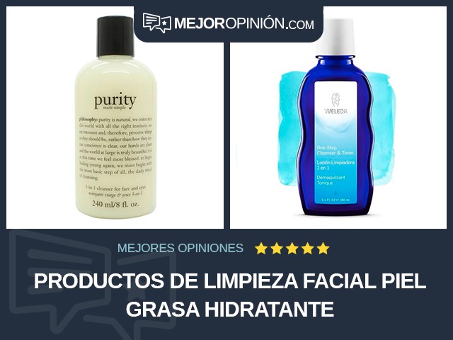 Productos de limpieza facial Piel grasa Hidratante