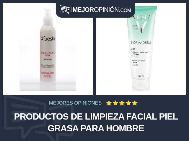 Productos de limpieza facial Piel grasa Para hombre