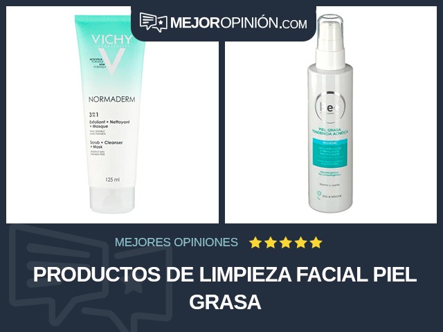 Productos de limpieza facial Piel grasa