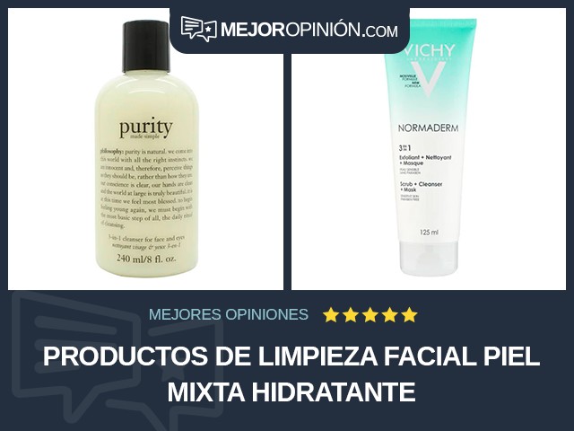 Productos de limpieza facial Piel mixta Hidratante