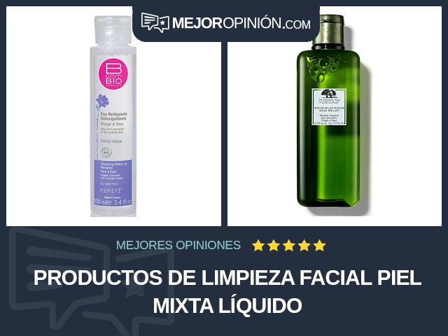 Productos de limpieza facial Piel mixta Líquido