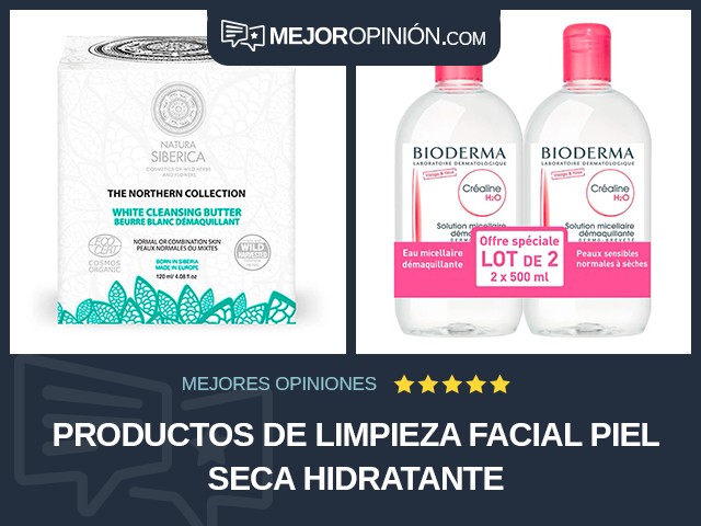 Productos de limpieza facial Piel seca Hidratante