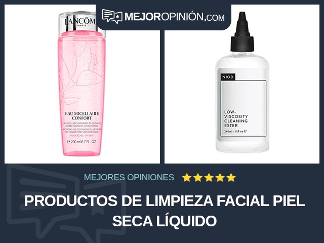 Productos de limpieza facial Piel seca Líquido