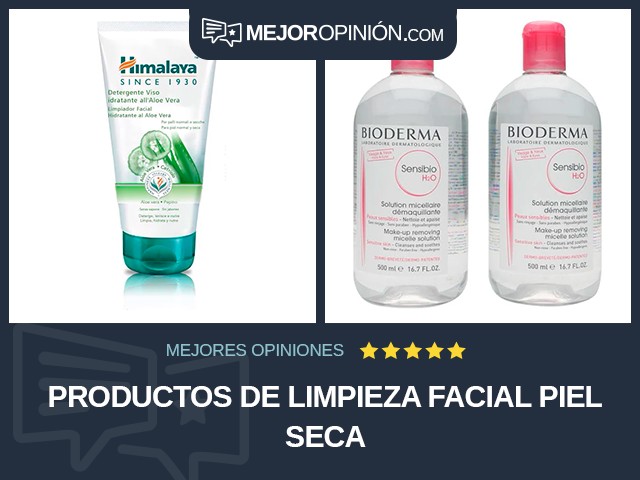 Productos de limpieza facial Piel seca