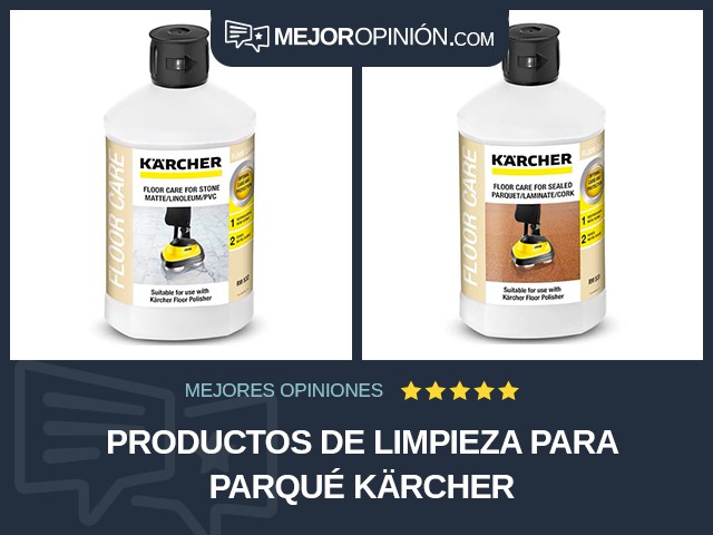 Productos de limpieza para parqué Kärcher