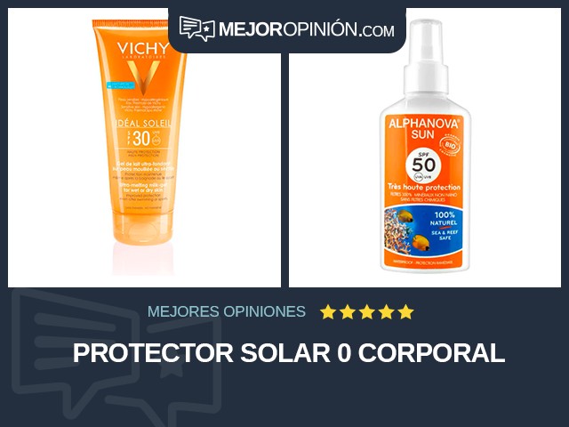 Protector solar 0 Corporal