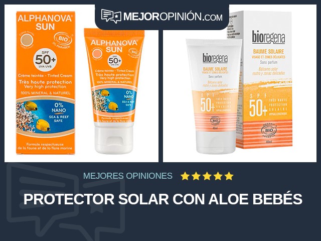 Protector solar Con aloe Bebés