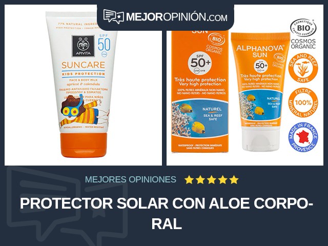 Protector solar Con aloe Corporal