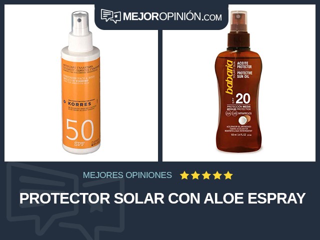 Protector solar Con aloe Espray