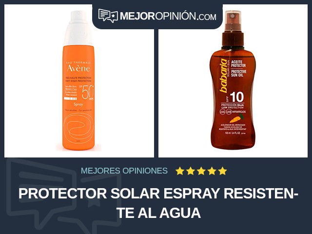 Protector solar Espray Resistente al agua