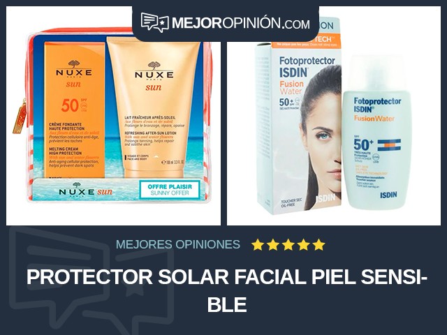 Protector solar Facial Piel sensible