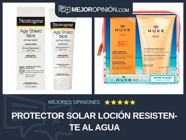 Protector solar Loción Resistente al agua