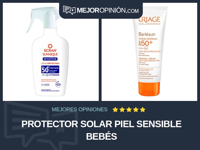 Protector solar Piel sensible Bebés