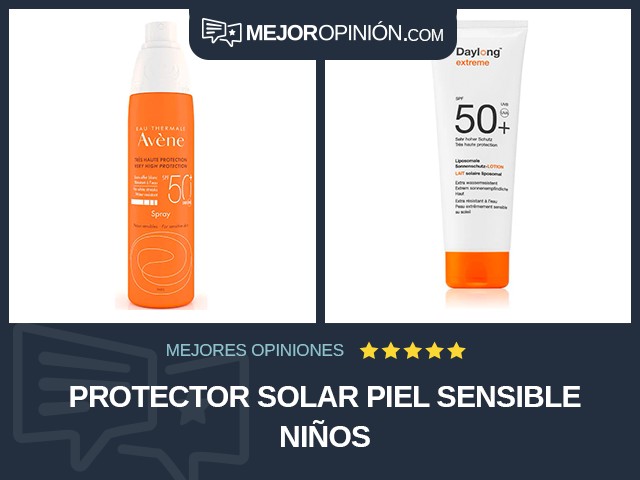 Protector solar Piel sensible Niños