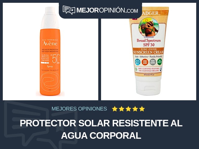 Protector solar Resistente al agua Corporal