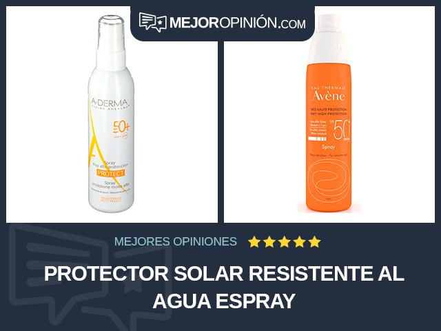 Protector solar Resistente al agua Espray