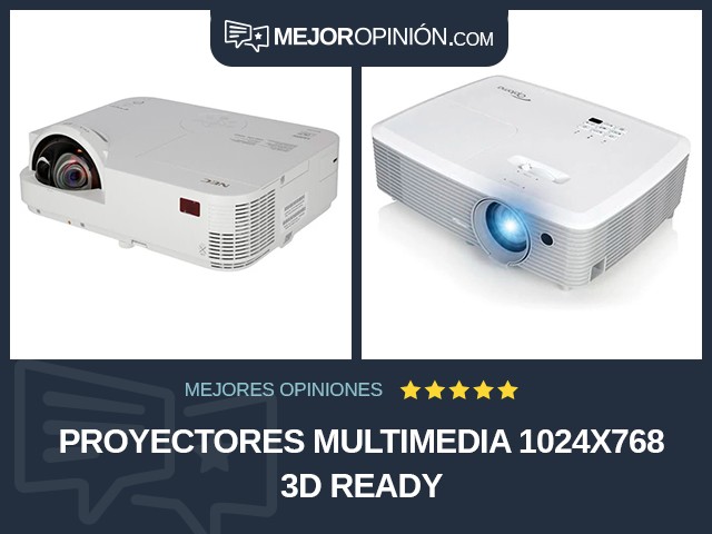 Proyectores multimedia 1024x768 3D Ready