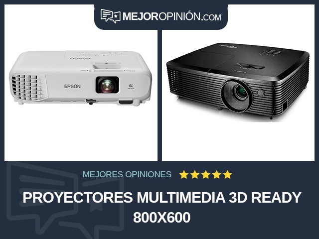 Proyectores multimedia 3D Ready 800x600