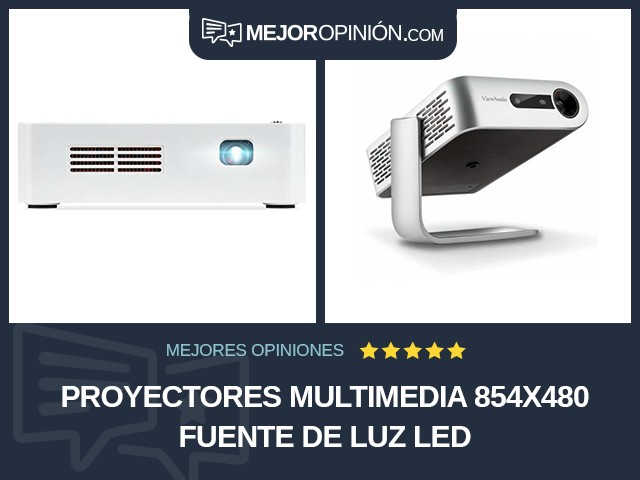 Proyectores multimedia 854x480 Fuente de luz LED