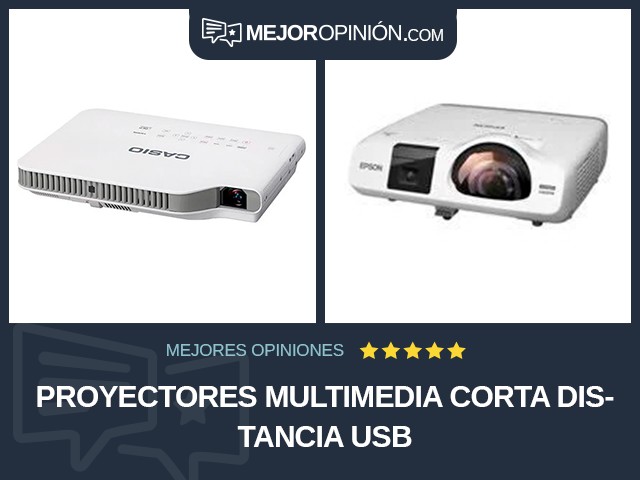 Proyectores multimedia Corta distancia USB