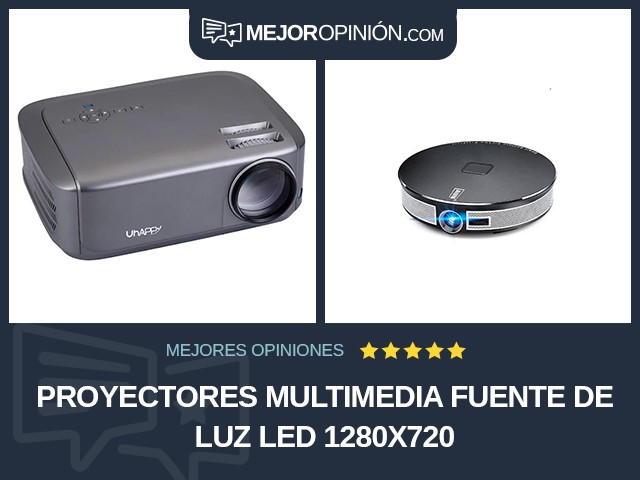 Proyectores multimedia Fuente de luz LED 1280x720