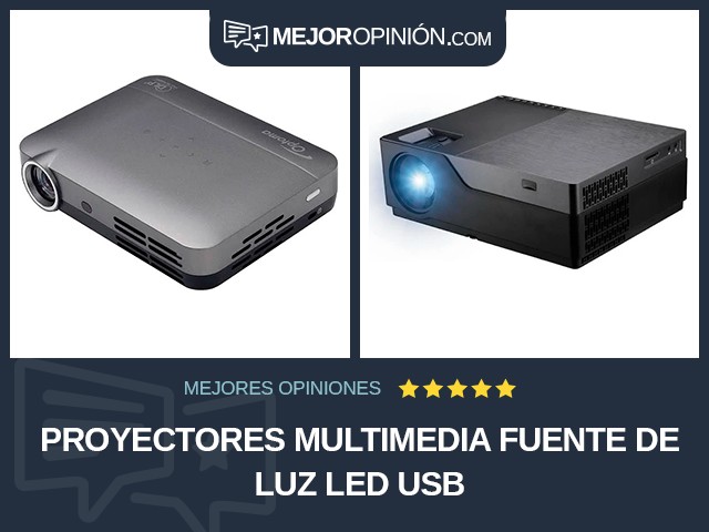 Proyectores multimedia Fuente de luz LED USB