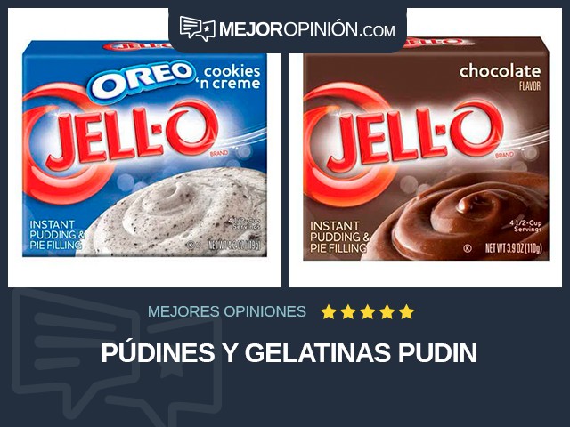 Púdines y gelatinas Pudin