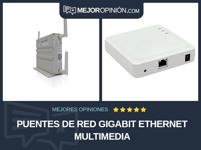 Puentes de red Gigabit Ethernet Multimedia