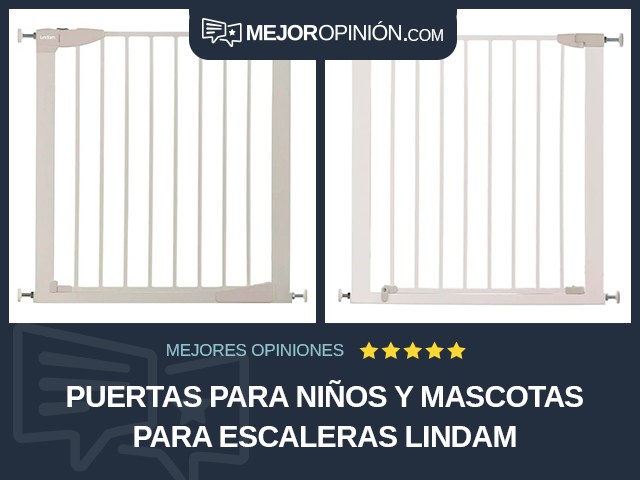 Puertas para niños y mascotas Para escaleras Lindam