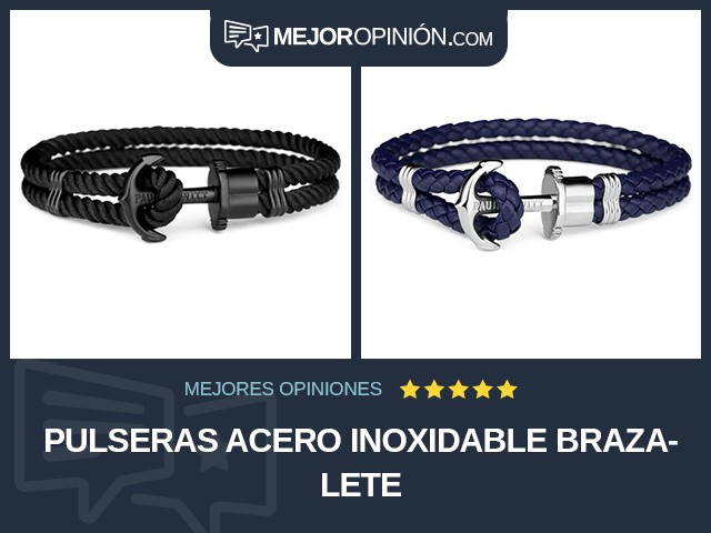 Pulseras Acero inoxidable Brazalete