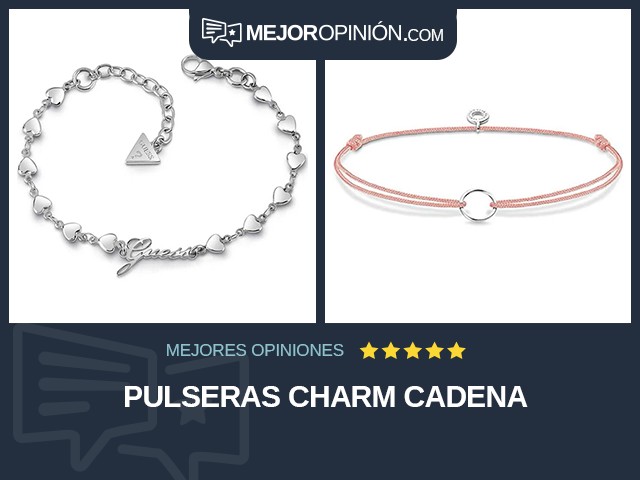 Pulseras Charm Cadena