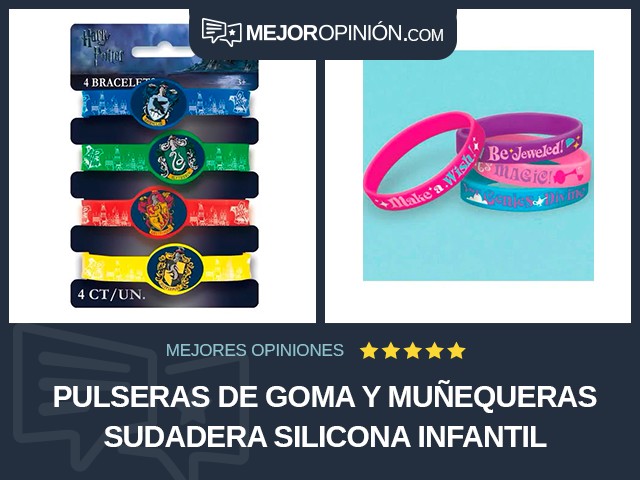 Pulseras de goma y muñequeras sudadera Silicona Infantil