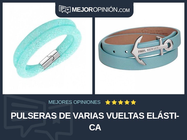 Pulseras De varias vueltas Elástica