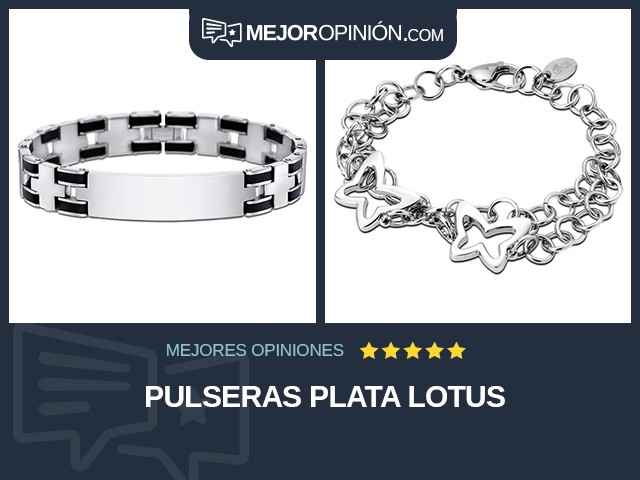 Pulseras Plata Lotus