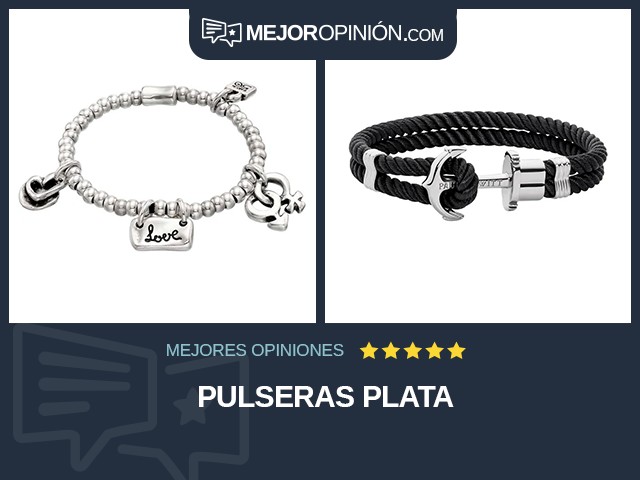 Pulseras Plata