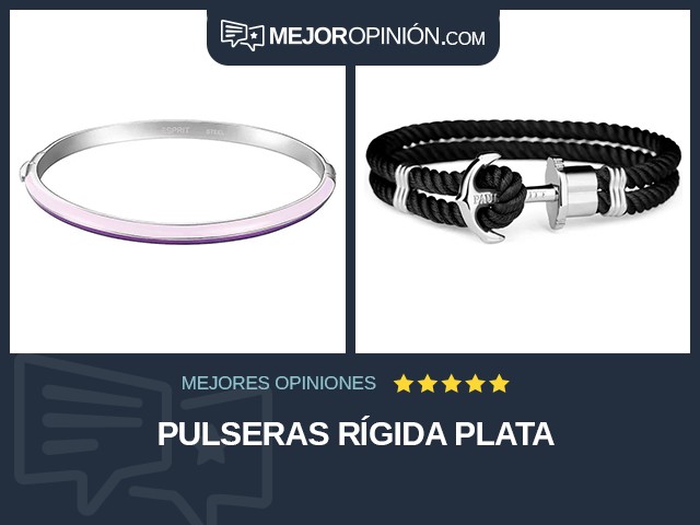 Pulseras Rígida Plata