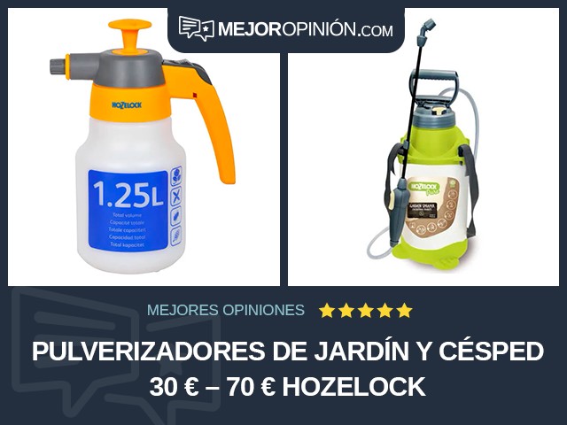 Pulverizadores de jardín y césped 30 € – 70 € Hozelock