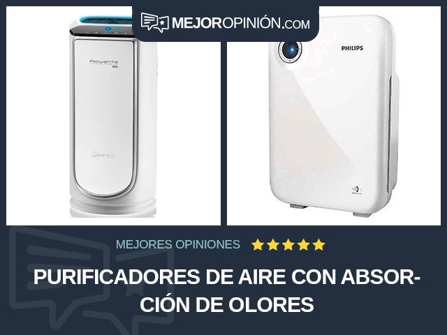 Purificadores de aire Con absorción de olores